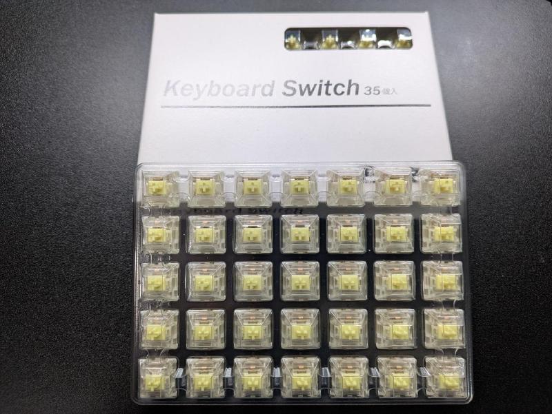 届いたキースイッチ